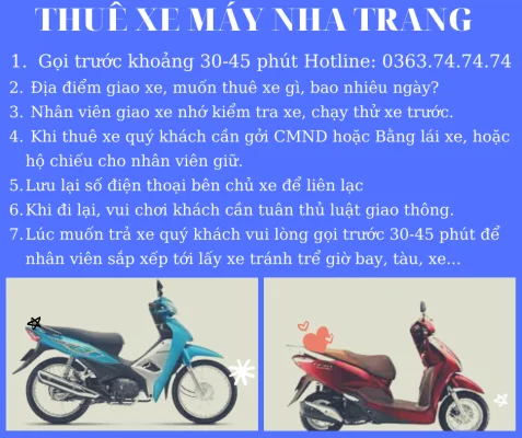 thuê xe máy nha trang