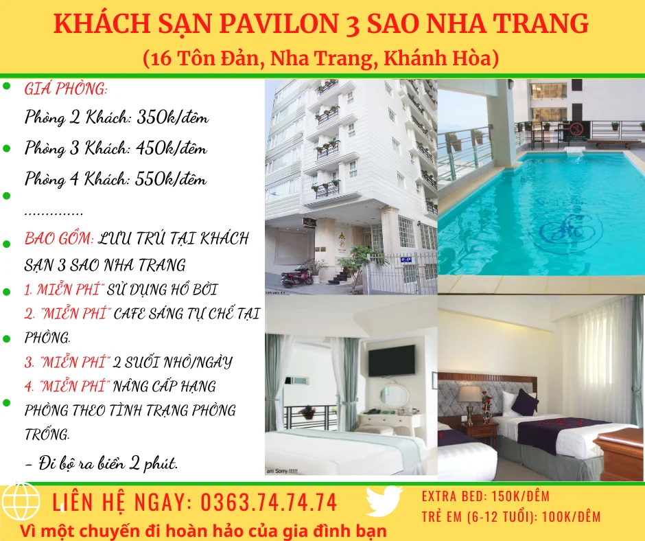 khách sạn pavilon nha trang