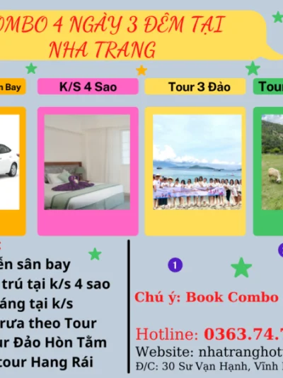 Combo Nha Trang 4 Ngày 3 Đêm Tại Nha Trang