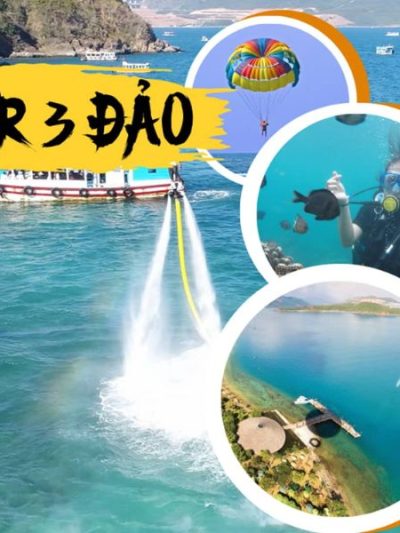 Một số hoạt động khi tham gia tour cano 3 đảo Nha trang
