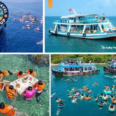 Khám phá biển Nha Trang bằng tàu gỗ