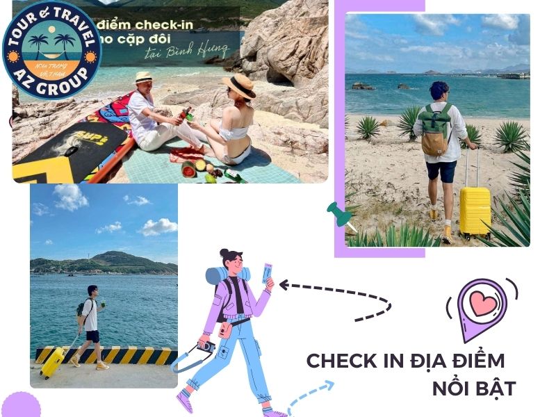 Đảo Bình Hưng có nhiều cảnh đẹp cho những tín đồ mê “check-in”