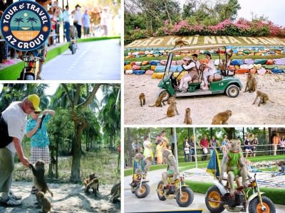 Xem xiếc vui nhộn tại “Vương quốc Khỉ”