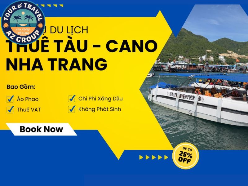 Mức giá cho thuê cano Nha Trang vừa túi tiền