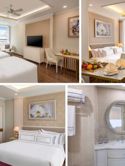 Hạng phòng Deluxe cho gia đình nhỏ yêu thích sự tối giản
