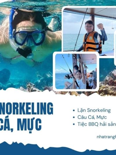 Tour Snorkeling & Câu Cá - Mực Nha Trang 1 ngày
