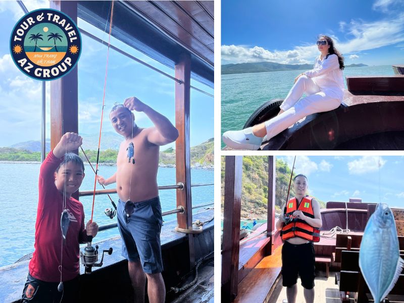 Trải nghiệm câu cá và câu mực giữa biển khơi