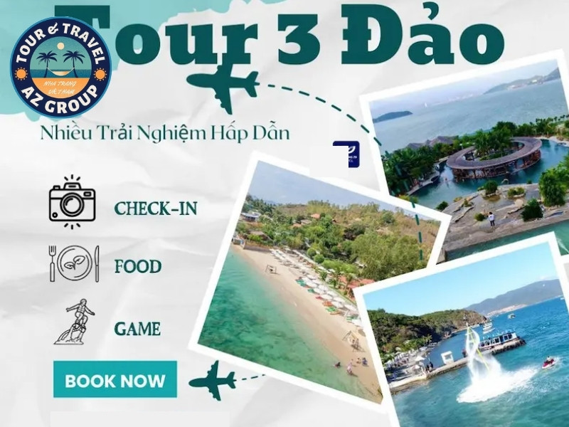 Tour đảo tổng hợp Khám phá thiên đường biển đảo Nha Trang