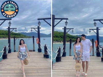 Check - in cầu gỗ Hòn Tằm nổi tiếng