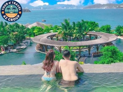 Thả mình trong hồ khoáng nóng giữa khung cảnh thiên nhiên trong lành