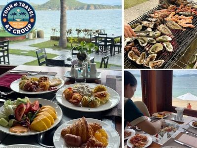 Thưởng thức buffet hải sản ngay trên đảo